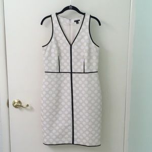 Ann Taylor Polka Dot Sleeveless Dress